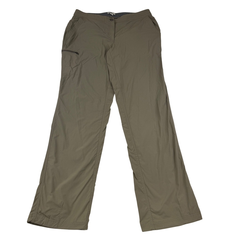 LL Bean Vista Camp Pants Women 12 Hiking Outdoor Straight Leg Camping Fishing
